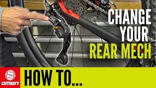 How To Install A Rear Derailleur  Mountain Bike Maintenance [upl. by Veradia406]