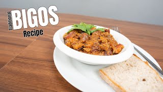 The Best BIGOS Recipe  Authentic Polish Recipe [upl. by Nylrem488]