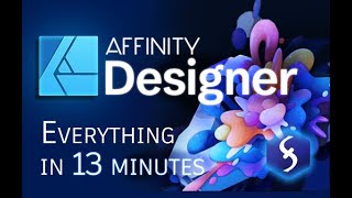 Affinity Photo 2  Tutorial for Beginners in 13 MINUTES  COMPLETE [upl. by Enomahs]