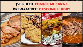 😲 VUELVE A CONGELAR CARNE YA DESCONGELADA Cómo MIRA EL VÍDEO 🤷‍♀️ [upl. by Zurciram]