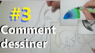 Comment dessiner Episode 3 Cheveux visages Promarker [upl. by Haliak]