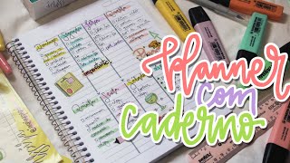 TRANSFORMEI UM CADERNO SIMPLES EM PLANNER Layout e Anotações  Karina Idalgo ♥ [upl. by Houghton642]