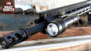 Streamlight ProTac Rail Mount 2 Flashlight Review and Night Shooting [upl. by Jaffe]