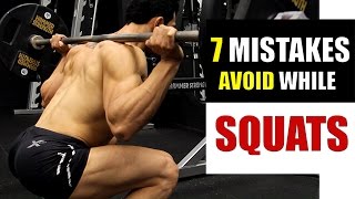 SQUATS 7 MISTAKES DEEP INFO7 गलतिया स्क्वाट्स के दौरान [upl. by Elodia]