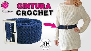 TUTORIAL UNCINETTO  CINTURA FACILISSIMA  CROCHET BELT [upl. by Ehtiaf]