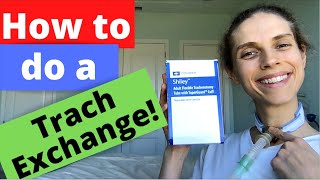 How to Do a Tracheostomy Exchange at Home How to Change a Trach Tube Life with a Vent [upl. by Ettebab702]