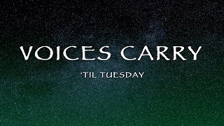 Til Tuesday  Voices Carry Lyrics [upl. by Adaran186]