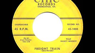 1957 HITS ARCHIVE Freight Train  Chas McDevitt Skiffle Group Nancy Whiskey vocal [upl. by Secundas316]