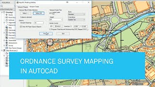 Ordnance Survey Mapping in AutoCAD  KeyOSC [upl. by Meekar497]