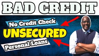 Unsecured Loans  Top 5 Best Unsecured Personal Loans For Bad Credit With No Credit Check 2021 [upl. by Azne]