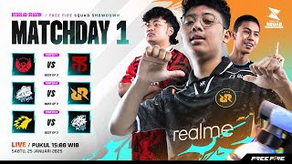 FREE FIRE SQUAD SHOWDOWN  Matchday 1 [upl. by Allain]