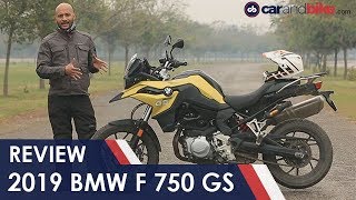 2019 BMW F 750 GS Review  NDTV carandbike [upl. by Hooper]