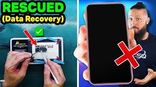 IPhone XS Suddenly Stopped Working  Data Recovery  RESQ Microsoldering Show  How To Recover Data [upl. by Nnanaej]