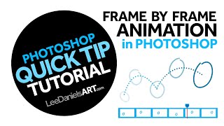 Photoshop Tutorial  QUICK TIP  Basic Frame by Frame Animation [upl. by Attelrak]