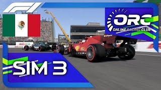 F1 2021  F1 Esport  Mexiko  SIM 3  ORC [upl. by Ezara]