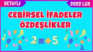 CEBİRSEL İFADELER ÖZDEŞLİKLER 8 SINIF [upl. by Crespo]