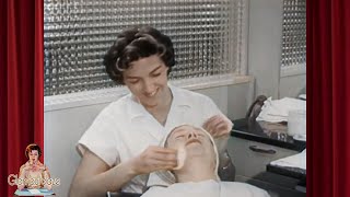 A Visit to a 1950s Beauty Salon Restored and Colorized [upl. by Venita701]