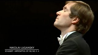 Lugansky  Schubert Impromptus Op 142 No 3 amp No 4 [upl. by Drhcir]