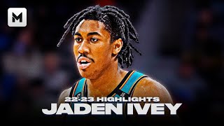 Jaden Ivey BEST Highlights amp Moments So Far 🔥 [upl. by Nich]