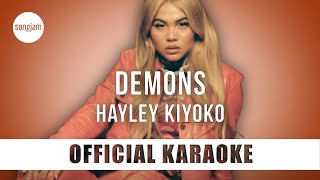 Hayley Kiyoko  Demons Official Karaoke Instrumental  SongJam [upl. by Eanej]