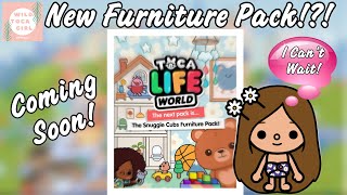 NEW FURNITURE PACK 💖 THE SNUGGLE CUBS 👧🏼👶🏼💗 TOCA LIFE WORLD 🌎 [upl. by Ellezig]