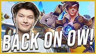 SEN Sinatraa  BACK ON OVERWATCH Tracer Gameplay  FUNNY CLIPS FROM STREAM [upl. by Morgenthaler252]