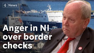 Mounting Unionist anger over GBNI border checks [upl. by Bluma]