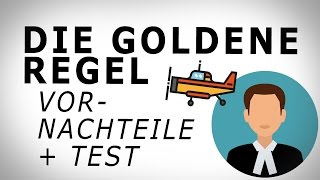 DIE GOLDENE REGEL erklärt Voramp Nachteile Test Amodo Philosophie begreifen [upl. by Satterlee]