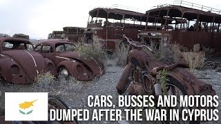 Urbex  400 vehicles dumped at a Military Base in Cyprus [upl. by Shererd]