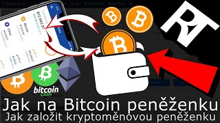 Jak založit bitcoinkryptoměnovou peněženku  crypto peněženka Blockchaincom tutorial [upl. by Oby]