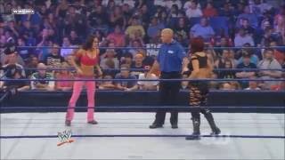 WWE Smackdown 050908  Brie Bella vs Victoria [upl. by Mersey]