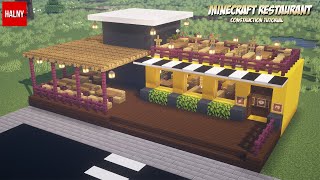 How to build a restaurant in minecraft [upl. by Ahsinehs697]