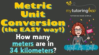 How to do Metric Unit Conversion 6th grade and up [upl. by Ellard]