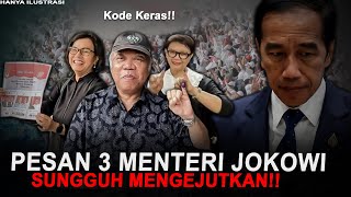 KERASPESAN MENGEJUTKAN TIGA MENTERI JOKOWI INI SUNGGUH DILUAR DUGAAN [upl. by Akinak]