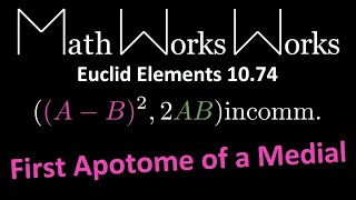 Euclid Elements  Proposition 1074 [upl. by Kester]