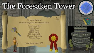 The Forsaken Tower OSRS Quest Guide [upl. by Osnofedli703]