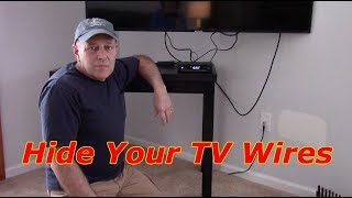 How To Mount A Cable Box amp Hide The Wires In The Wall [upl. by Aicirtal]