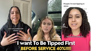 Tipping Culture Is Out Of Control  TikTok Rants On Tipping During Inflation [upl. by Ardiedal]