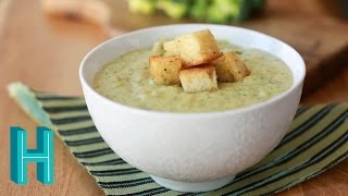 Broccoli Cheese Soup Recipe naturally glutenfree Hilah Cooking [upl. by Meil]