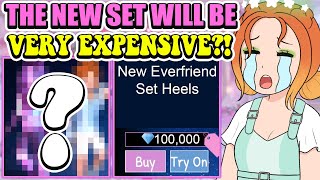 THE NEW EVERFRIEND SET IS VERY EXPENSIVE Goodbye Diamonds 🏰 Royale High News [upl. by Robby]