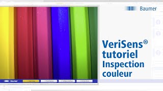 Baumer  Capteurs de vision VeriSens®  Tutoriel inspection couleur [upl. by Sanford]