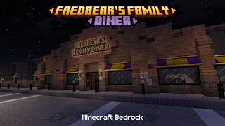 FNAF 4 Fredbears Family Diner Minecraft bedrock map [upl. by Therron]