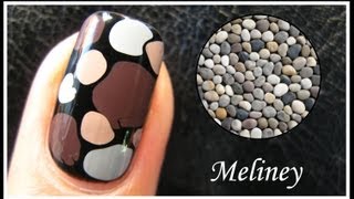 EASY PEBBLE NAIL ART TUTORIAL  NO TOOLS REQUIRED HOW TO BASICS STONE DESIGN TECHNIQUE BEGINNERS [upl. by Ande]