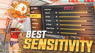 2023  BEST SENSITIVITY  FOR HEADSHOT  FREE FIRE SECRET SENSITIVITY [upl. by Bodkin]