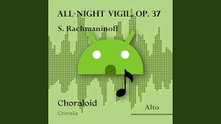 Allnight vigil op 37 6 Bogoroditse Devo alto I Voice with metronome [upl. by Annoeik548]