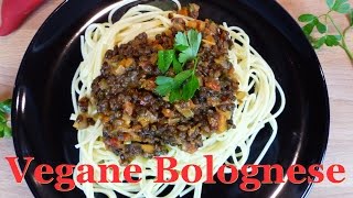 Vegane Bolognese Rezept  Linsen Bolognese  Beluga Linsen zubereiten  Vegan Spaghetti Bolognese [upl. by Madra]