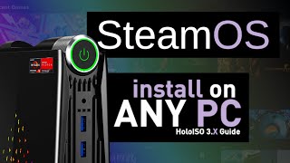 SteamOS 3 INSTALL on ANY PC Best Gaming Distro [upl. by Cecilia]