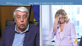 Gay Pride Carlo Giovanardi quotRoba di cattivo gusto io rappresento idee condivise anche da [upl. by Nirra]