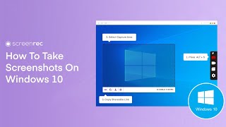 📷 How To Take Screenshots On Windows 10 quick tutorial  free app [upl. by Aicnatsnoc24]