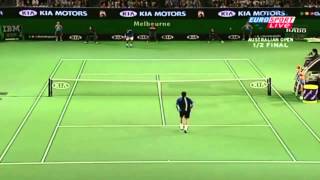 Australian Open 2005 Federer  Safin SF Highlights [upl. by Ntisuj823]